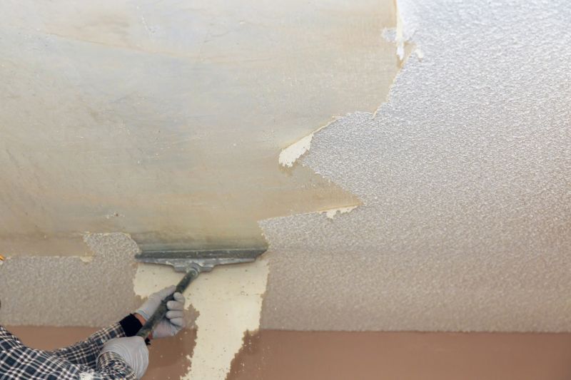 Before Popcorn Ceiling Removal